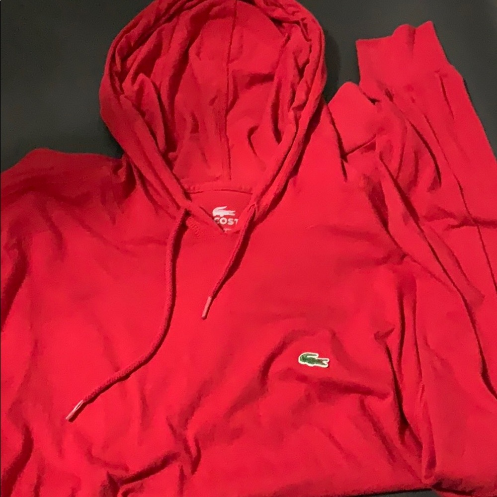 Lacoste long sleeve tshirt hoody